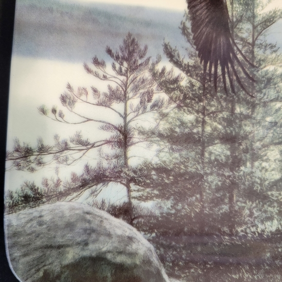 VTG Bradford Exchange 1996 "High Above The Crystal Lake" l. ed. Collection plate - Picture 2 of 7